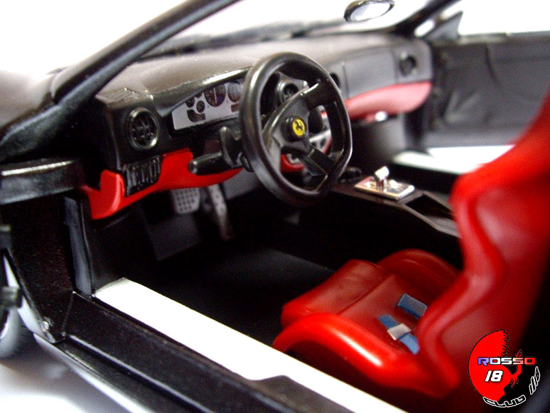 Ferrari 360 Modena coupe cs zwart 1/18 Hot Wheels